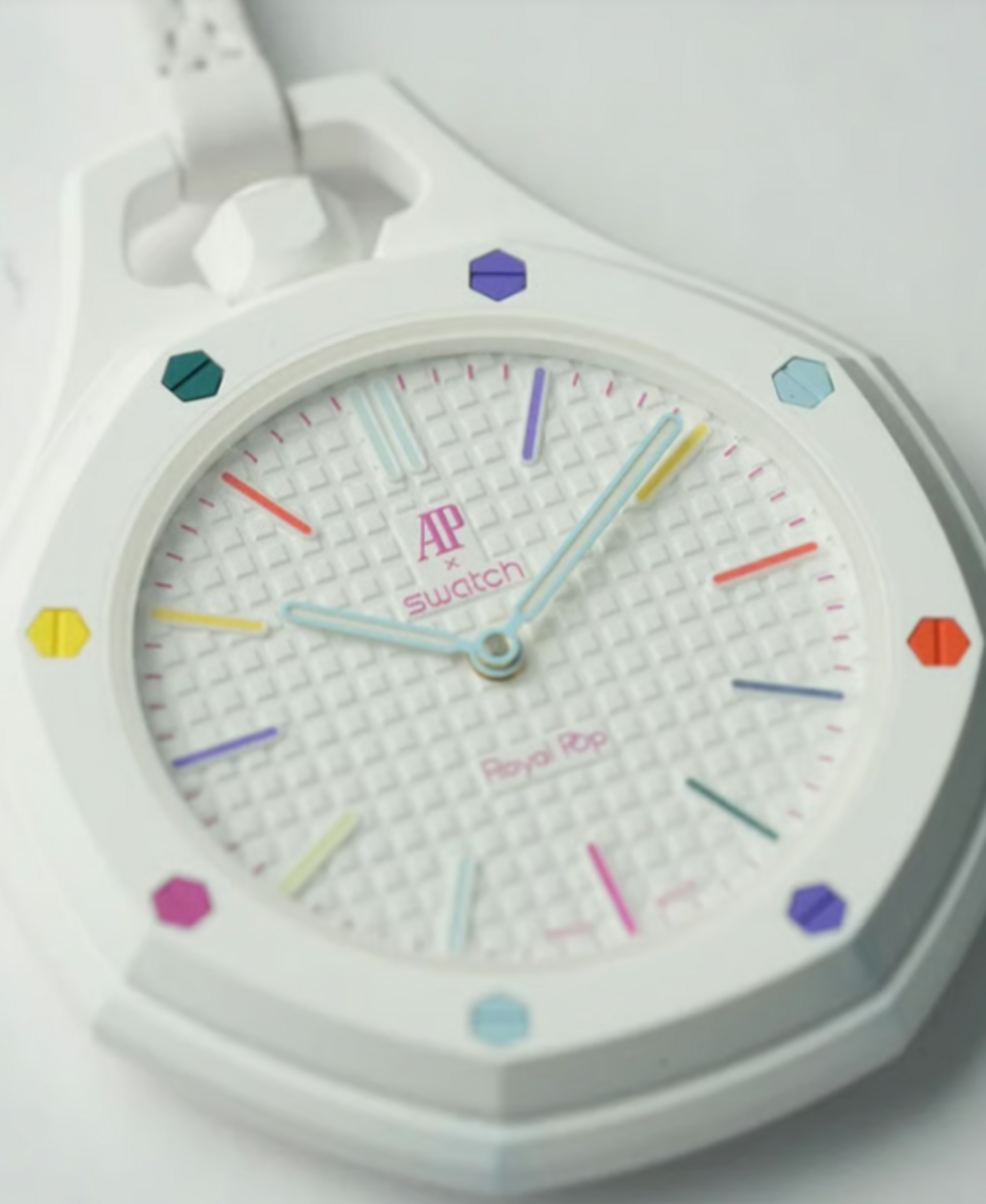 Audemars Piguet x Swatch Royal Pop White Strap Watch - Picture 3 of 5